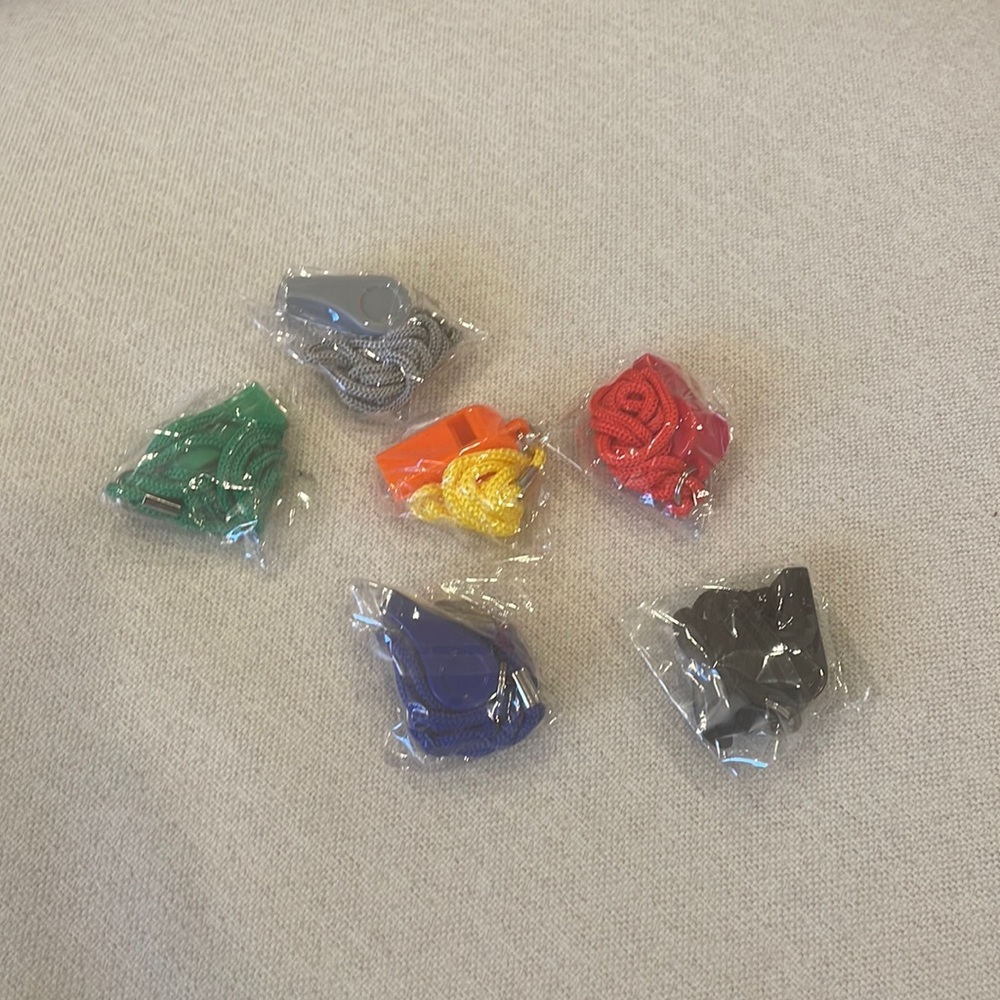 Dog whistles set of 6